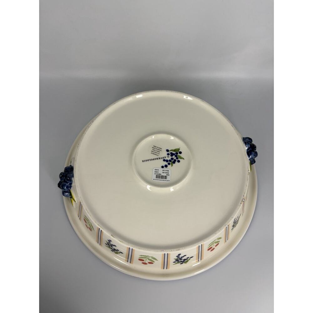 Anthropologie Lou Rota Stoneware Pie Dish Remikens Butter Dish Spoon Rest Set - Picture 7 of 14
